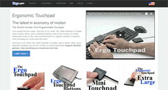 Desktop Screenshot of ergonomictouchpad.com
